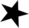 Ein gespiegeltes schwarzes Stern-Symbol aus dem Logo von Singin‘ IDA! – der Kinderchor in Hamburg